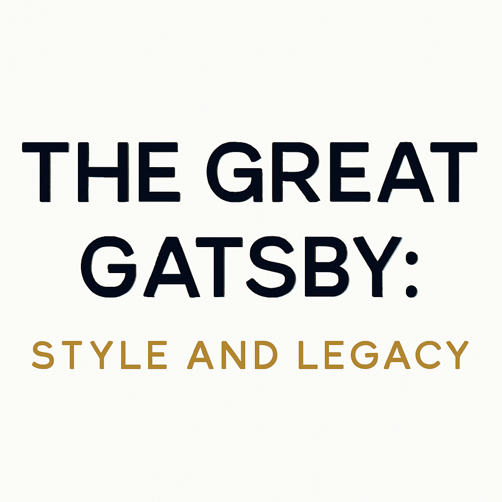 The Great Gatsby: Style and Legacy