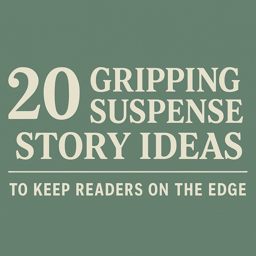 20 Gripping Suspense Story Ideas to Keep Readers on the Edge