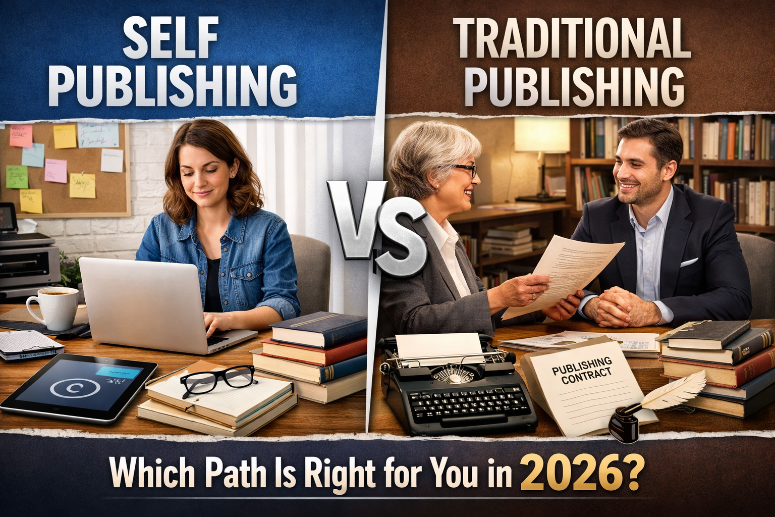 Self vs Traditional Publishing in 2026 | Complete Author Guide